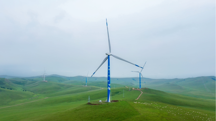 "绿色"崛起风正劲 :中广核兴安盟300万千瓦风电项目全容量并网