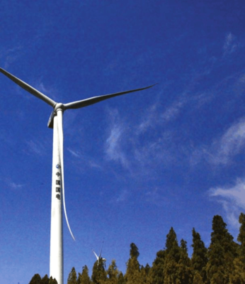 联合动力2兆瓦双馈全球最大叶轮直径风电机组并网