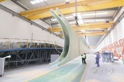 盐城市大丰区人民政府 项目为王 中船双瑞风电叶片